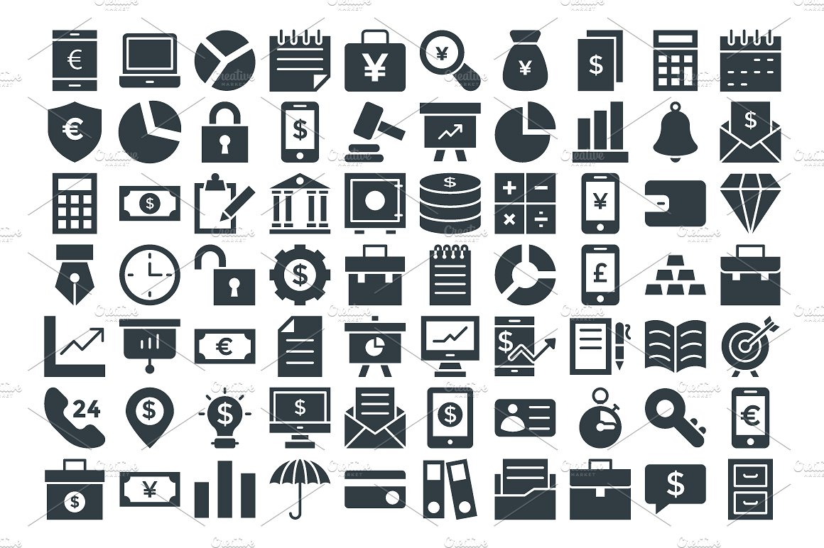 125 Finance Vector Icons