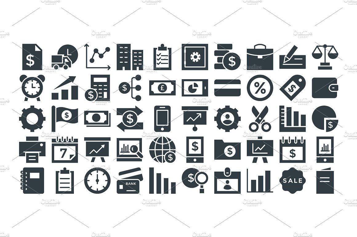 125 Finance Vector Icons