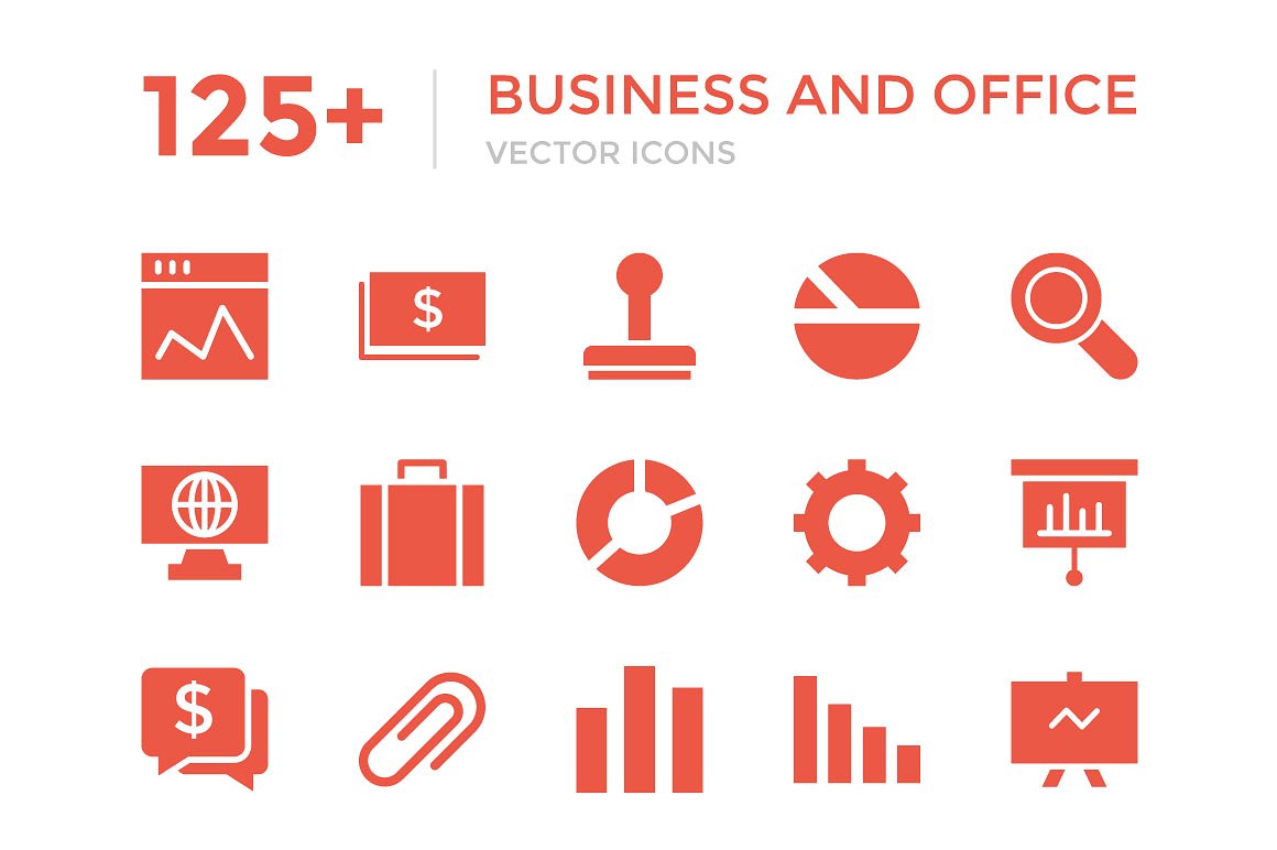 125 Business Vector Icons