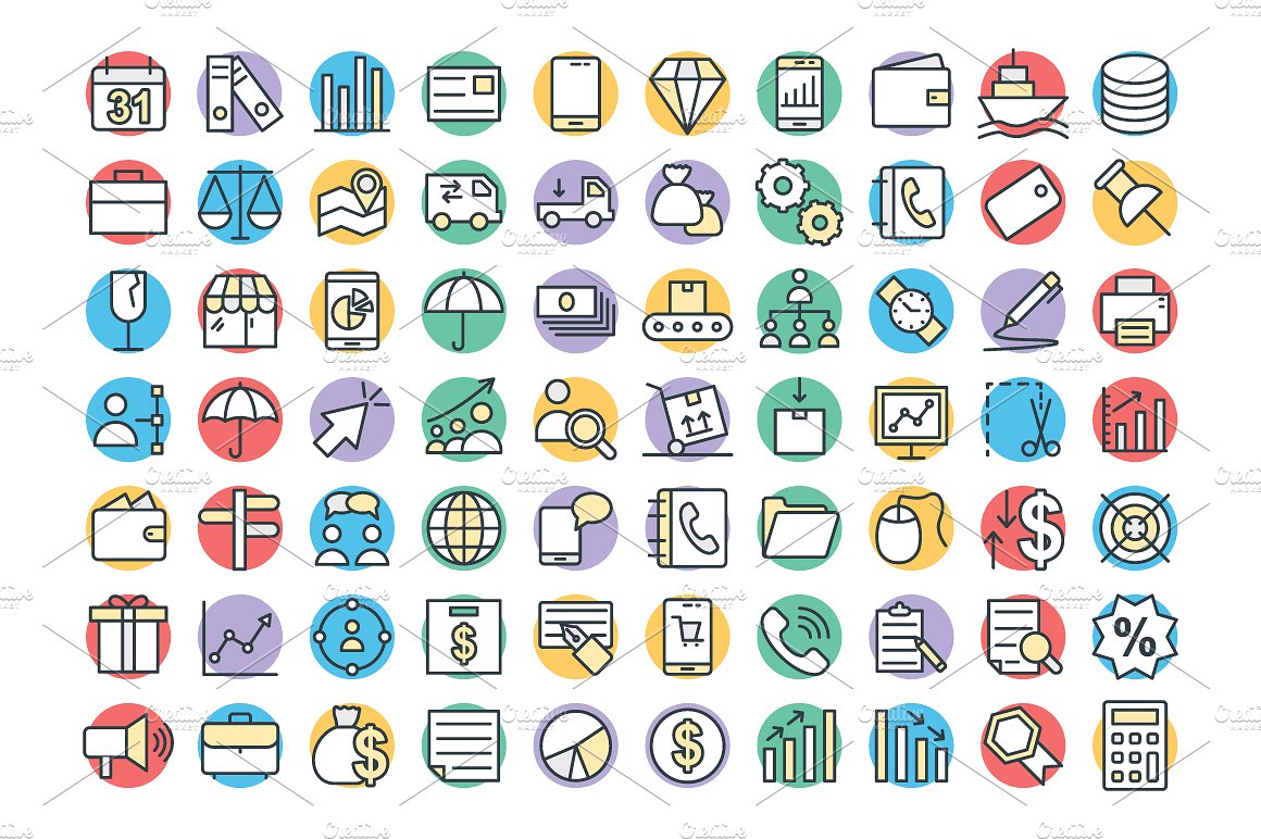 75 Trade Vector Icons