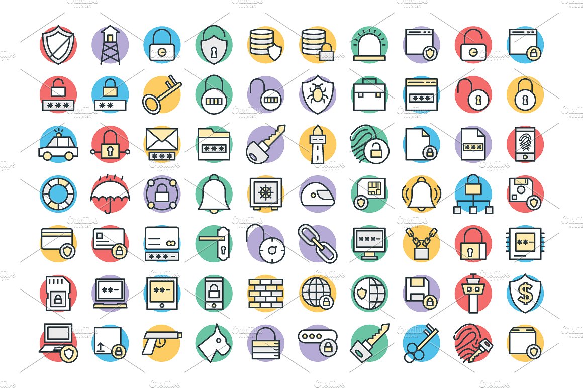 100 Security Vector Icons