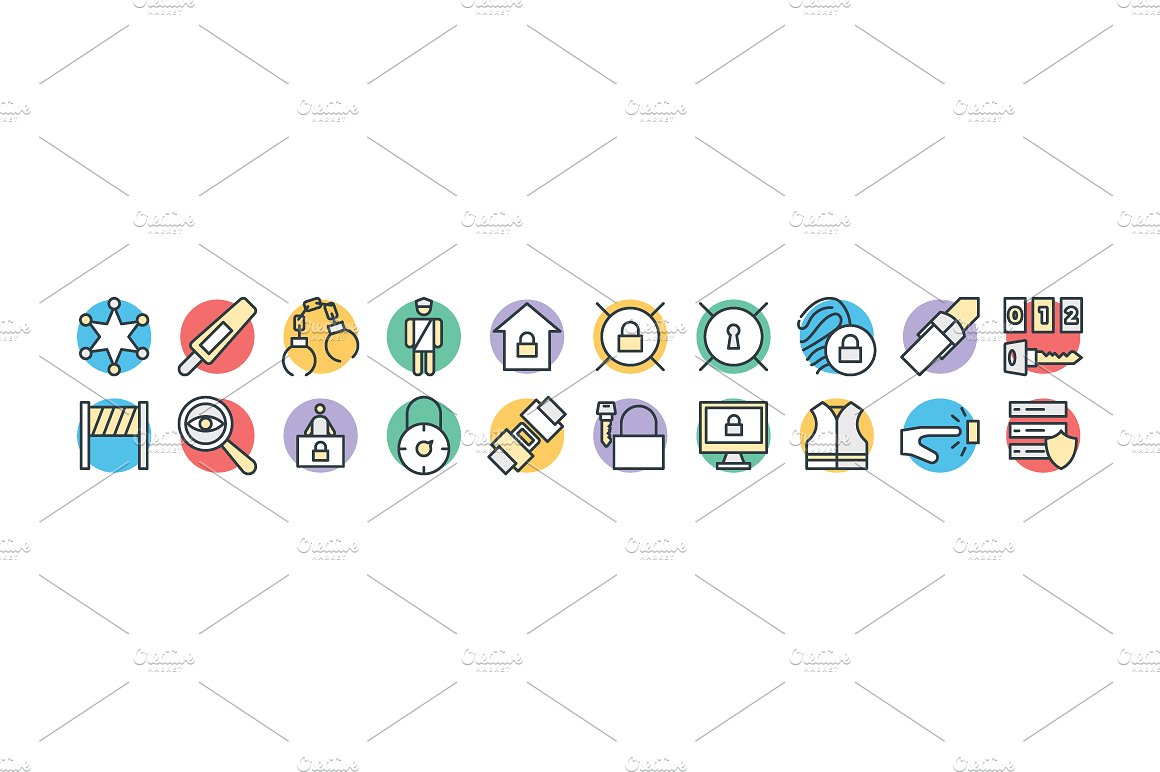 100 Security Vector Icons