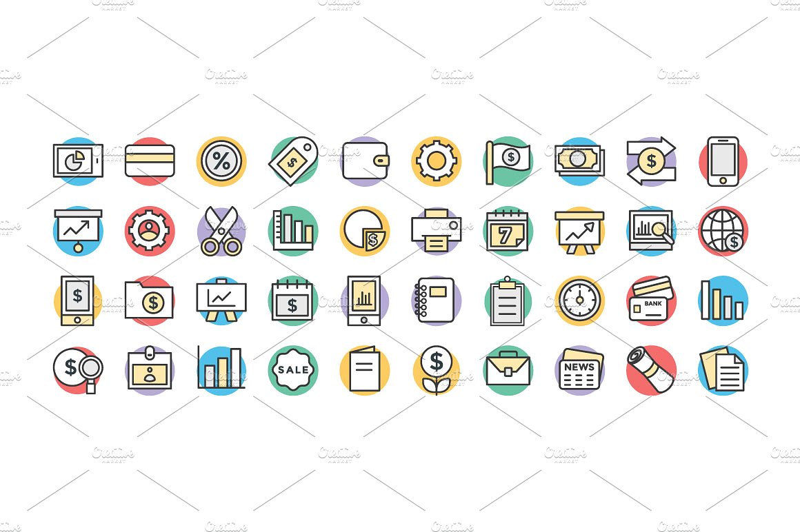 125 Finance Vector Icons