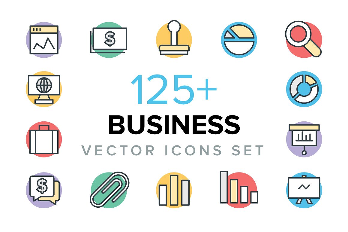 125 Business Vector Icons