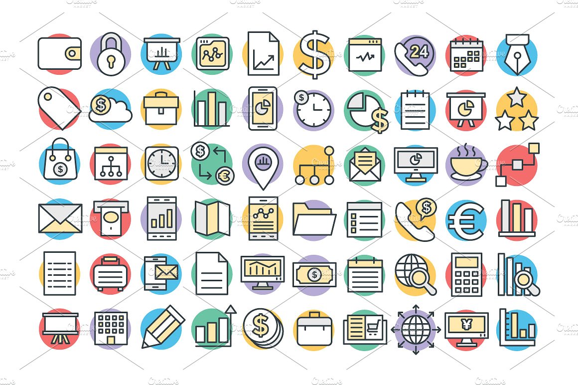 125 Business Vector Icons