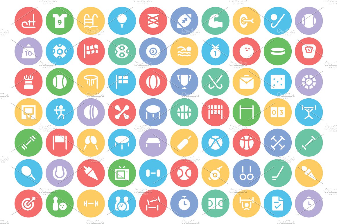 225 Sports Vector Icons