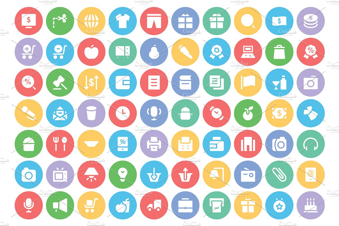 300 Shopping Vector Icons