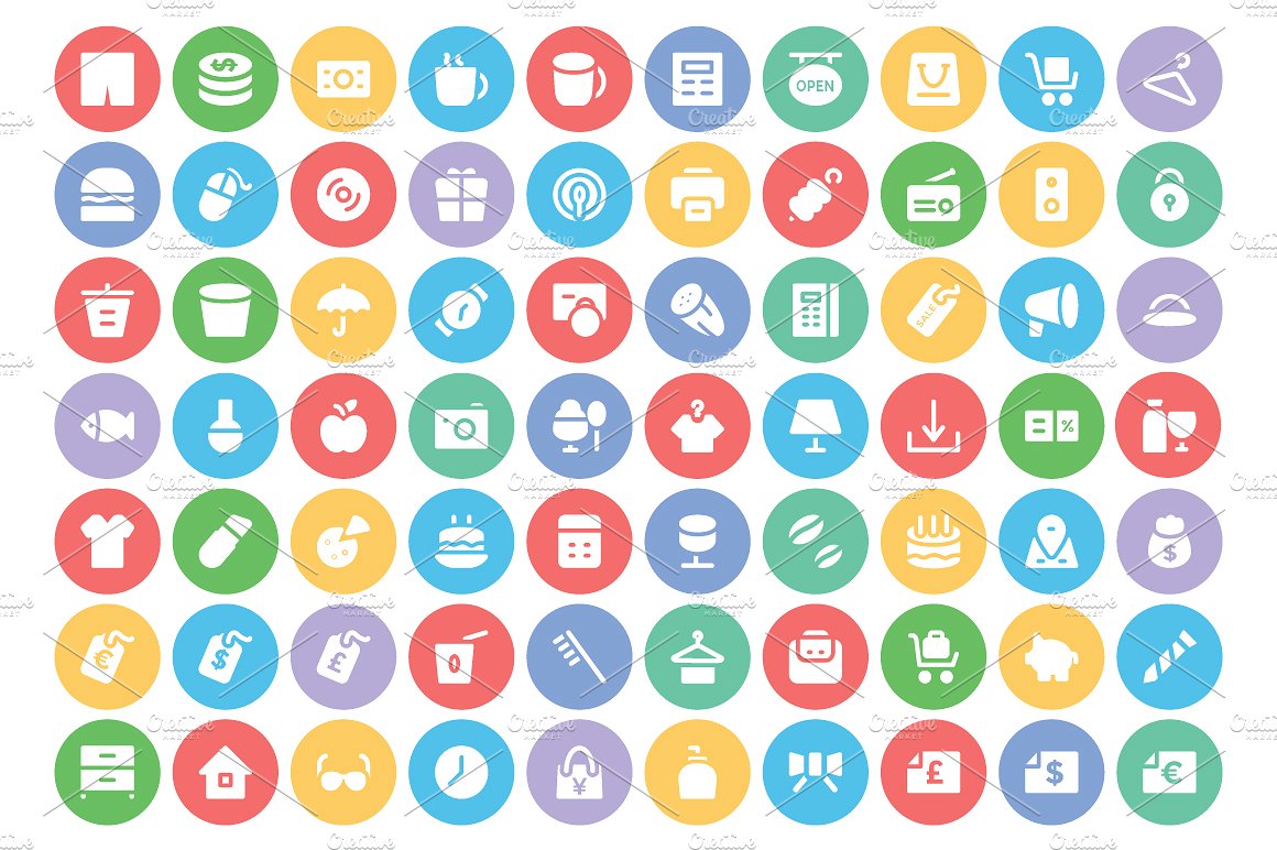 300 Shopping Vector Icons