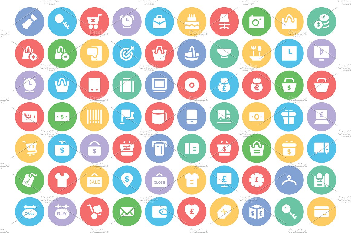 300 Shopping Vector Icons