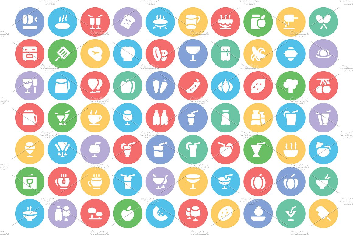 325 Food Vector Icons