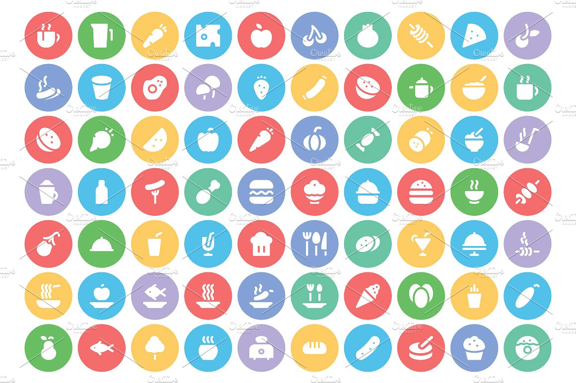 325 Food Vector Icons