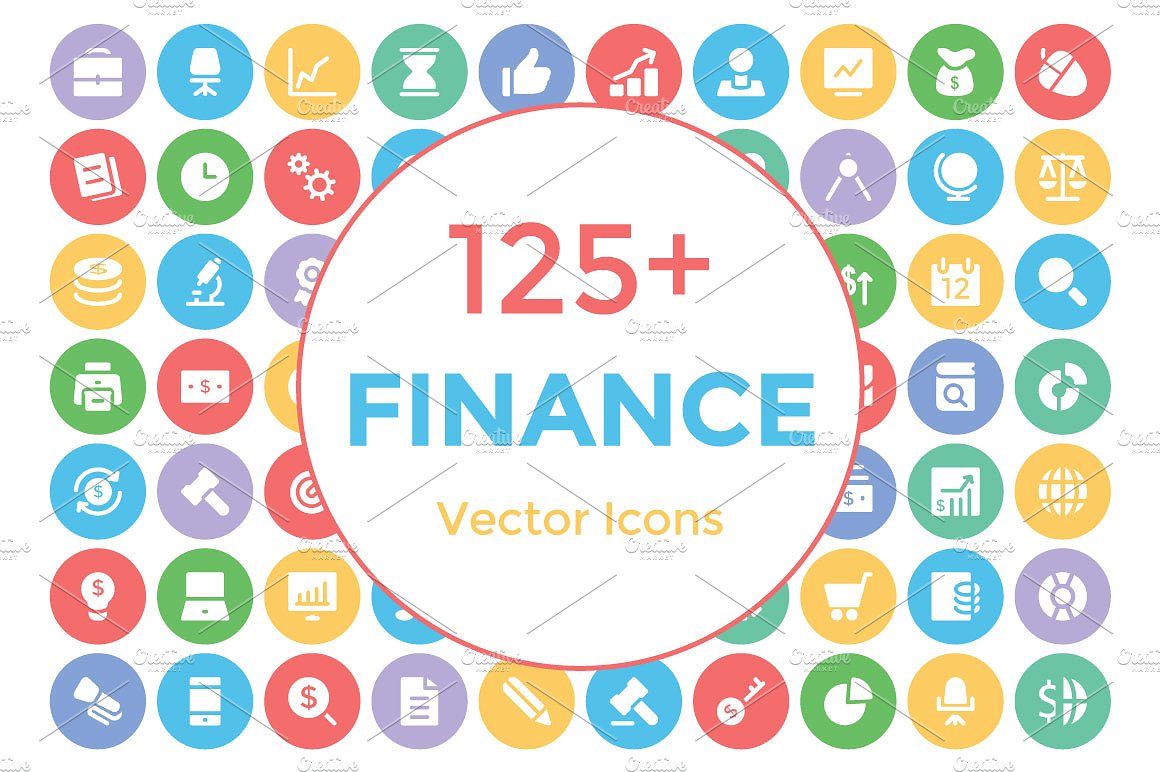 125 Finance Vector Icons