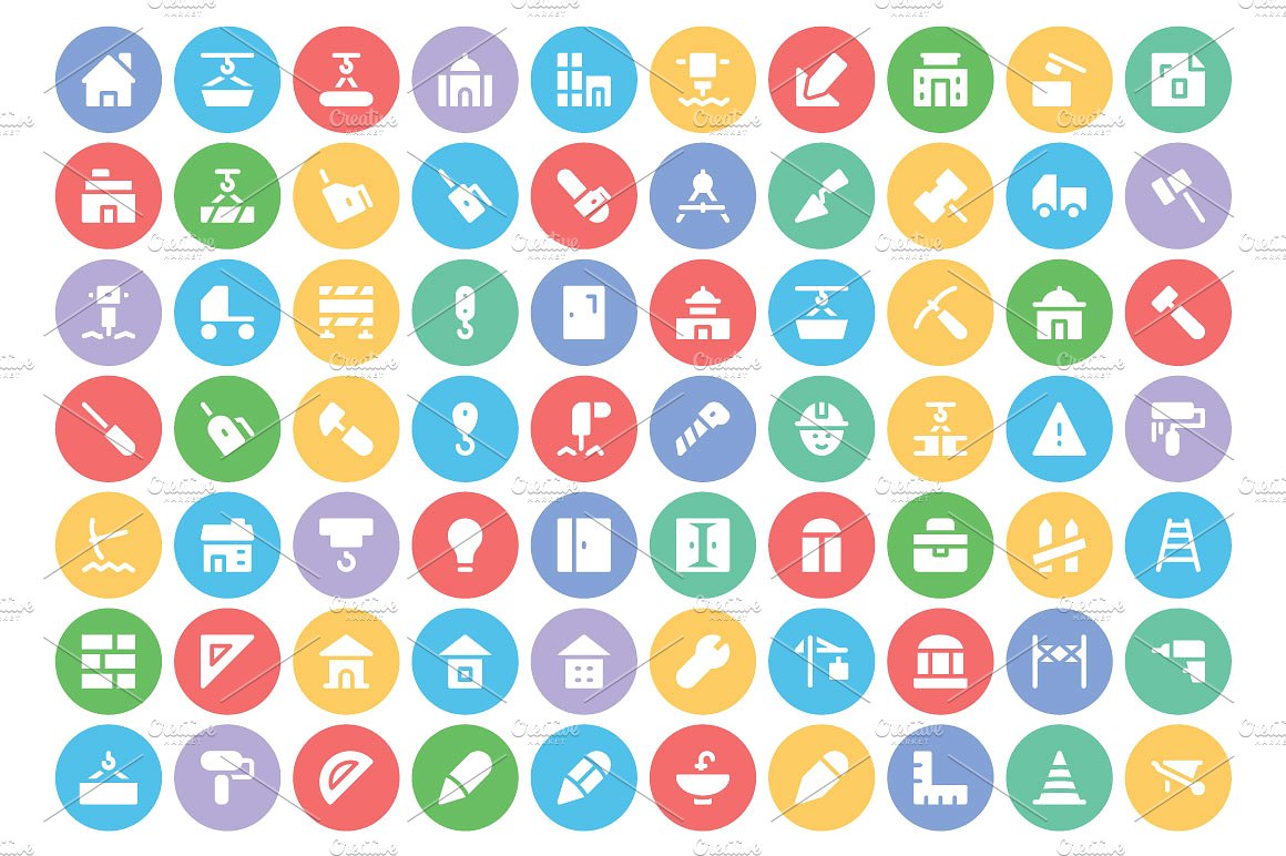 300 Construction Vector Icons