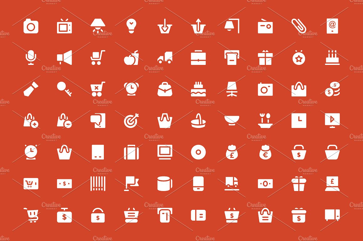 300 Shopping Vector Icons