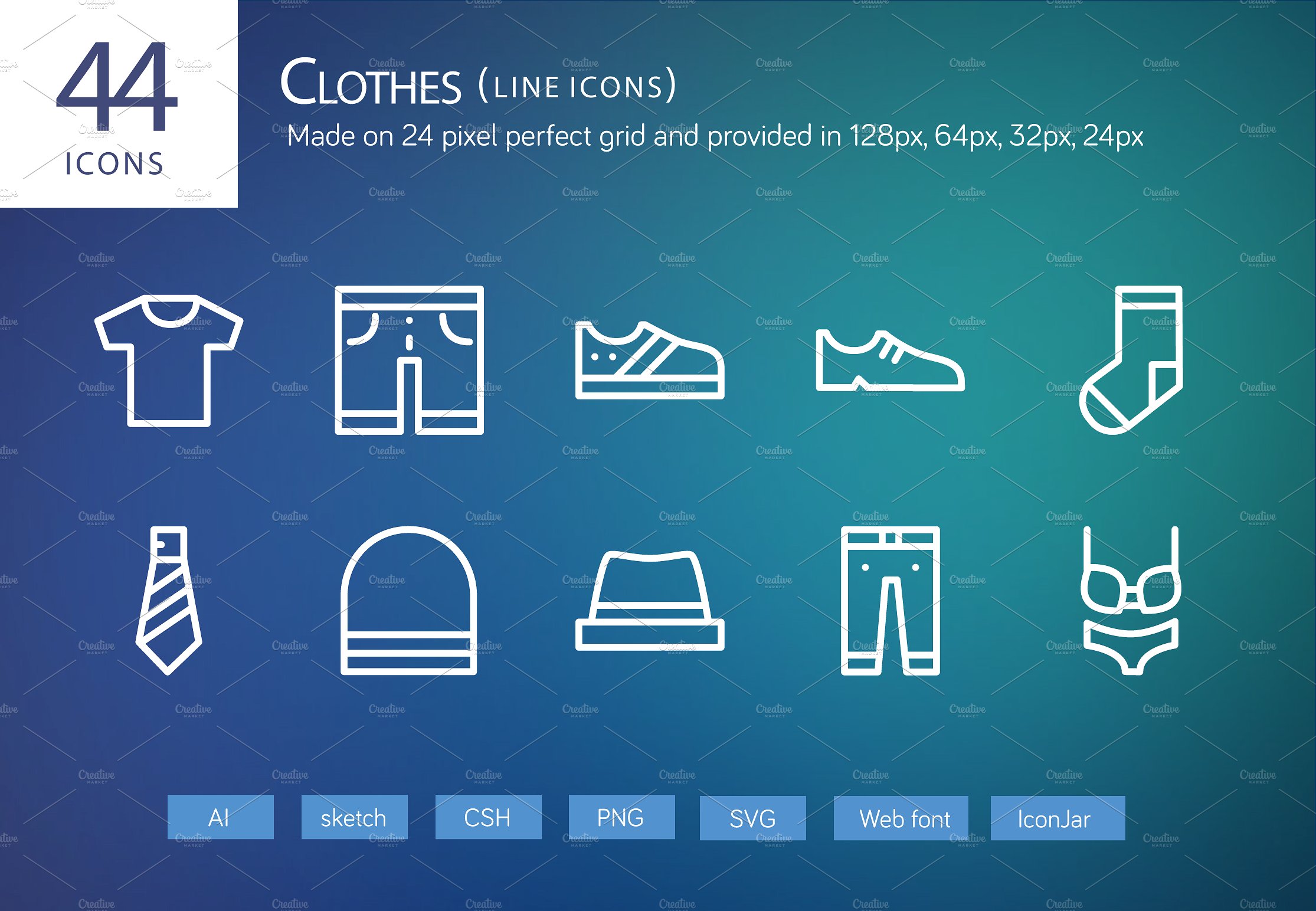 44 Clothes Line Icons