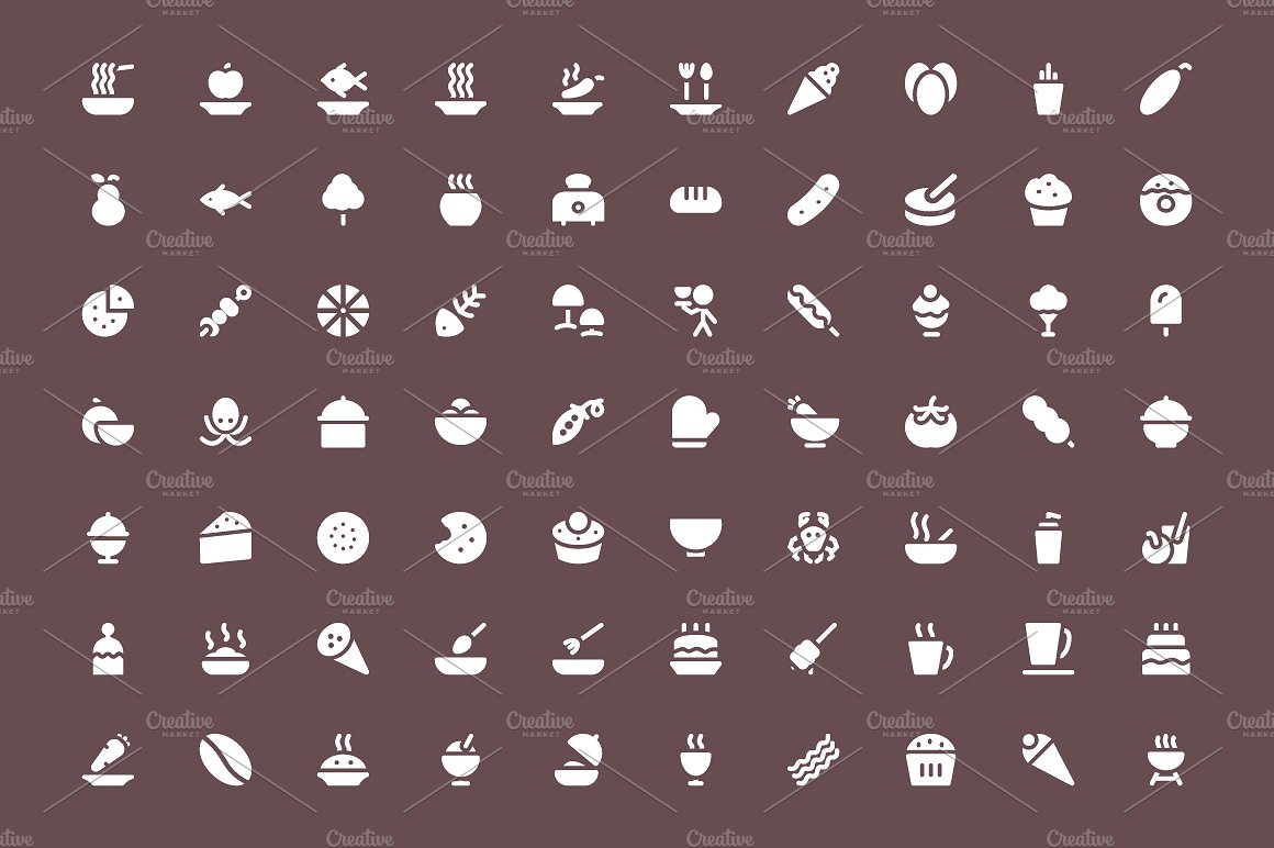 325 Food Vector Icons