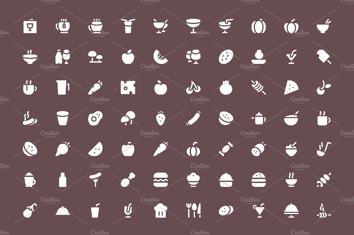 325 Food Vector Icons