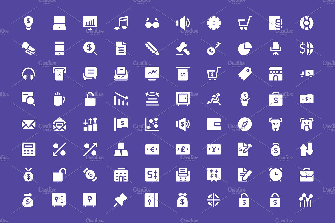 125 Finance Vector Icons