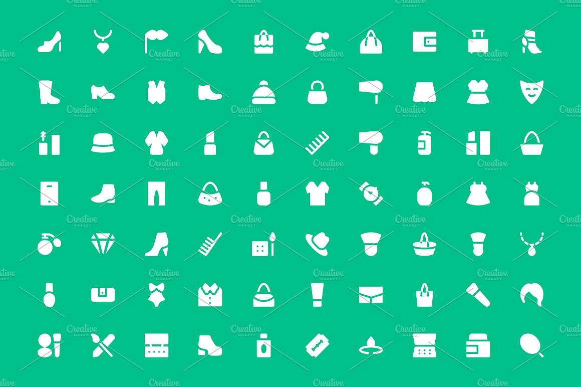 275 Fashion Vector Icons