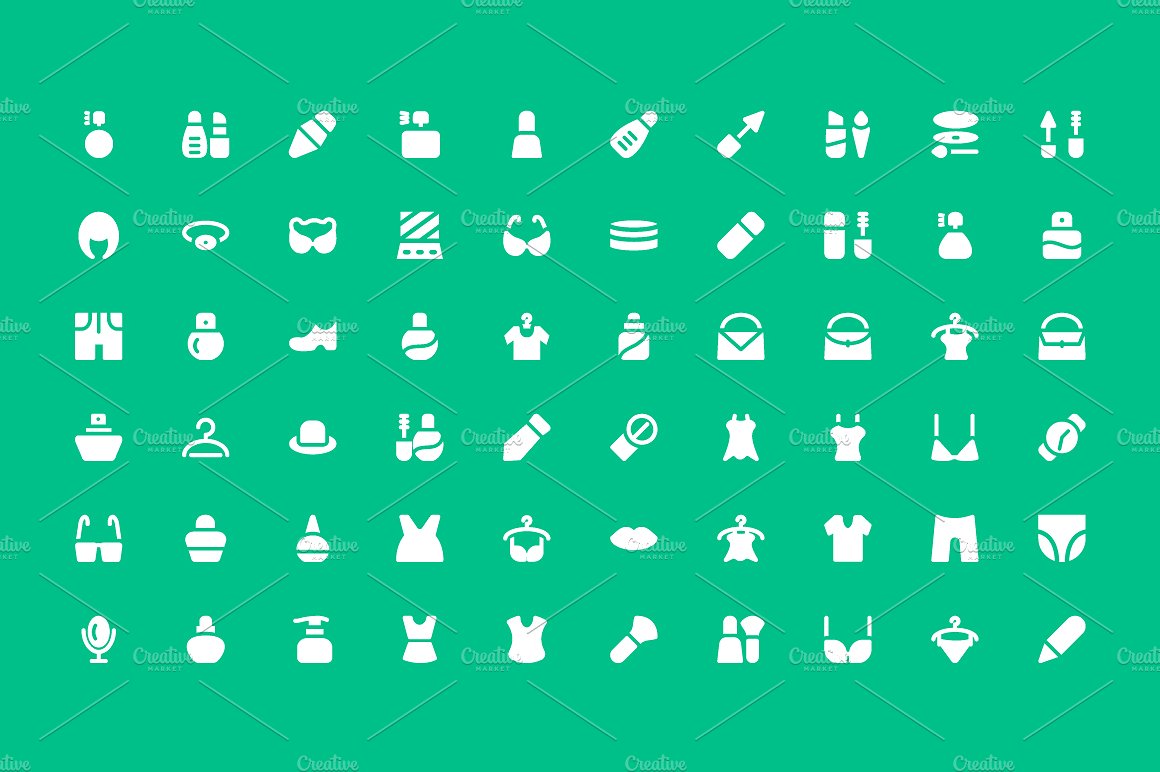 275 Fashion Vector Icons