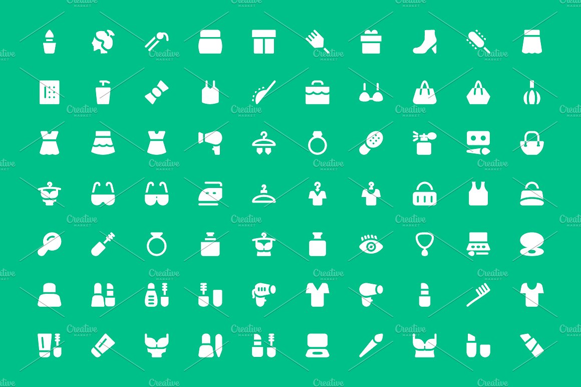 275 Fashion Vector Icons