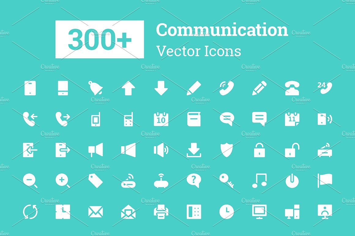 300 Communication Vector Icon