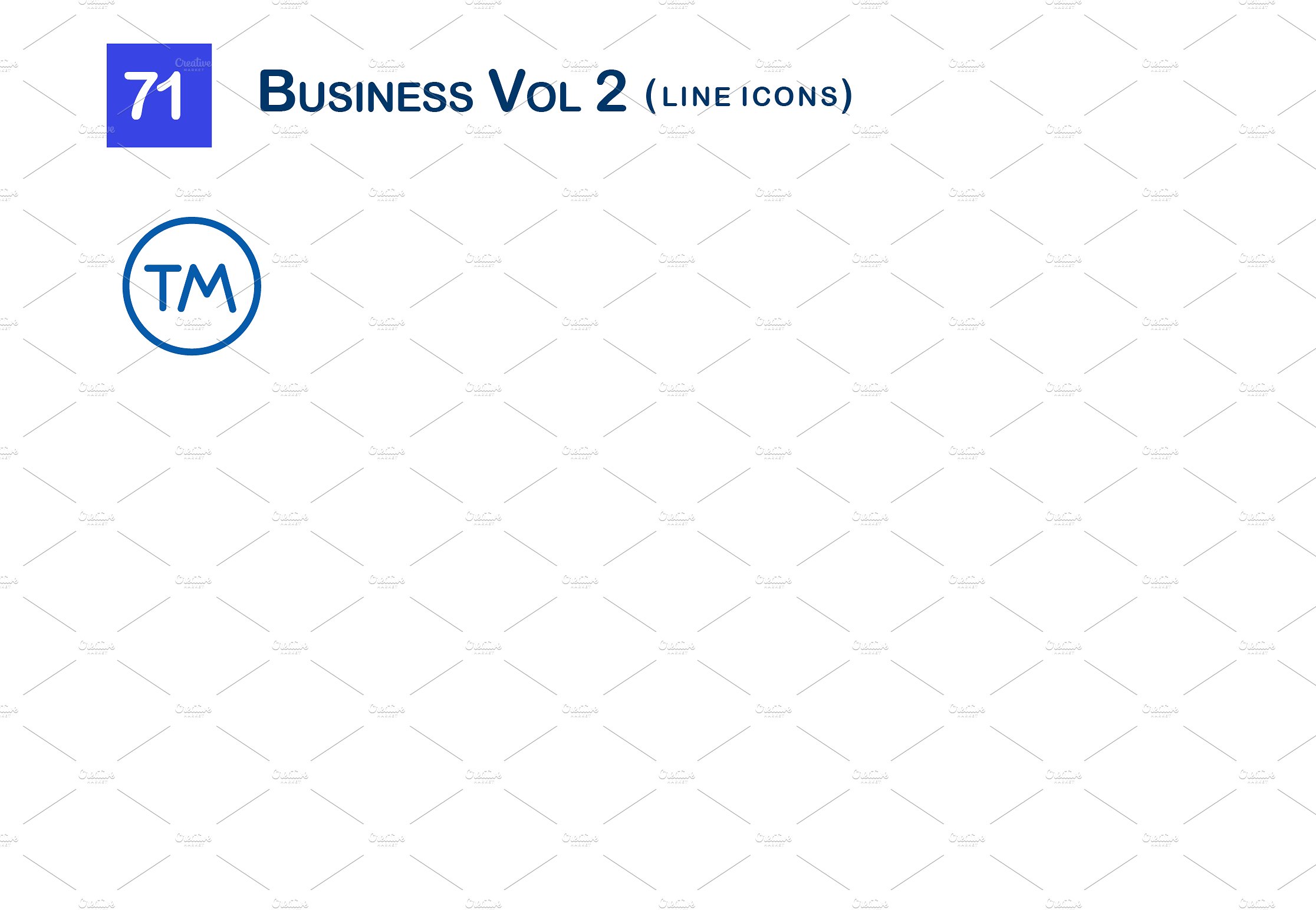 71 Business Vol 2 Line Icons