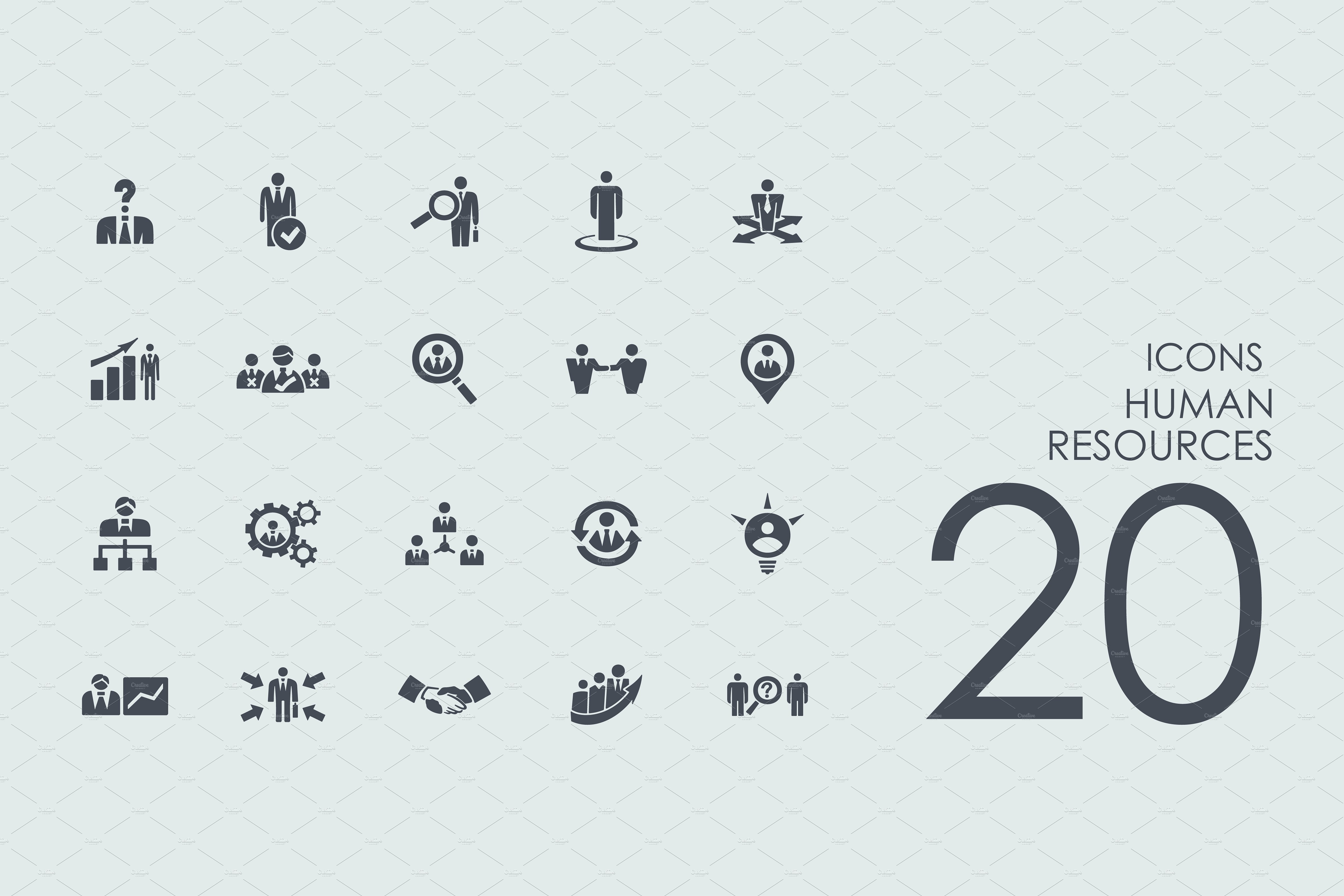 20 Human Resources icons