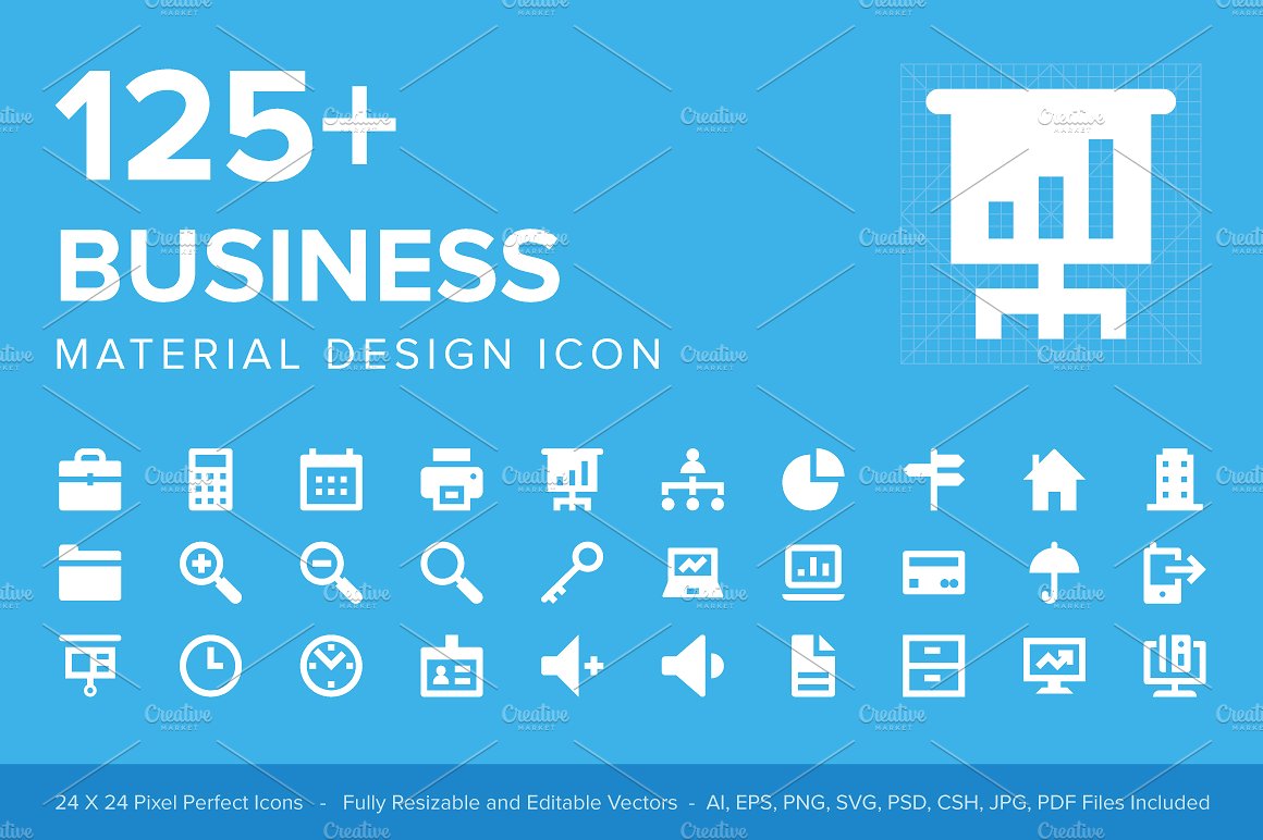 125 Business Material Design