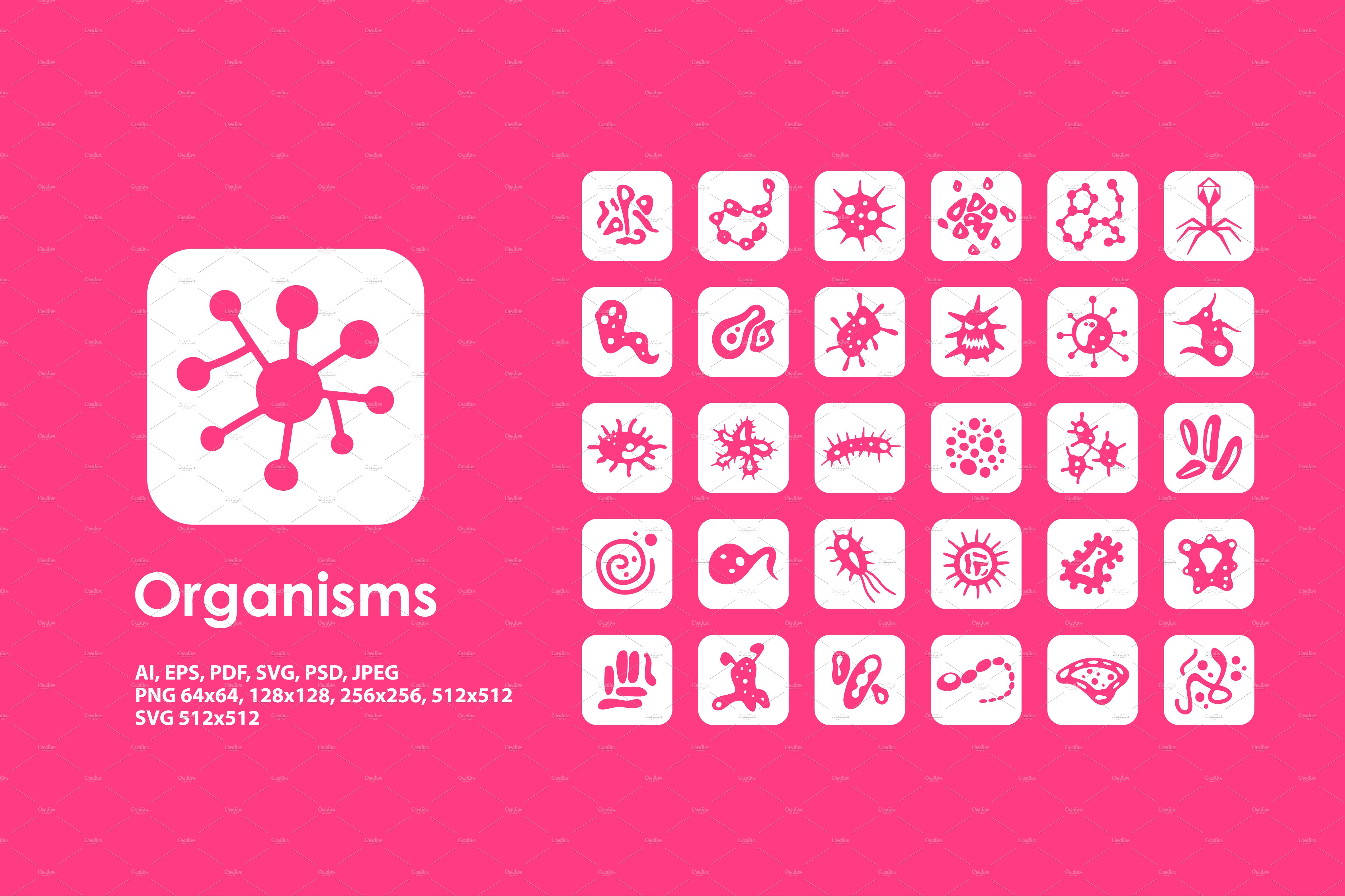 Organisms icons