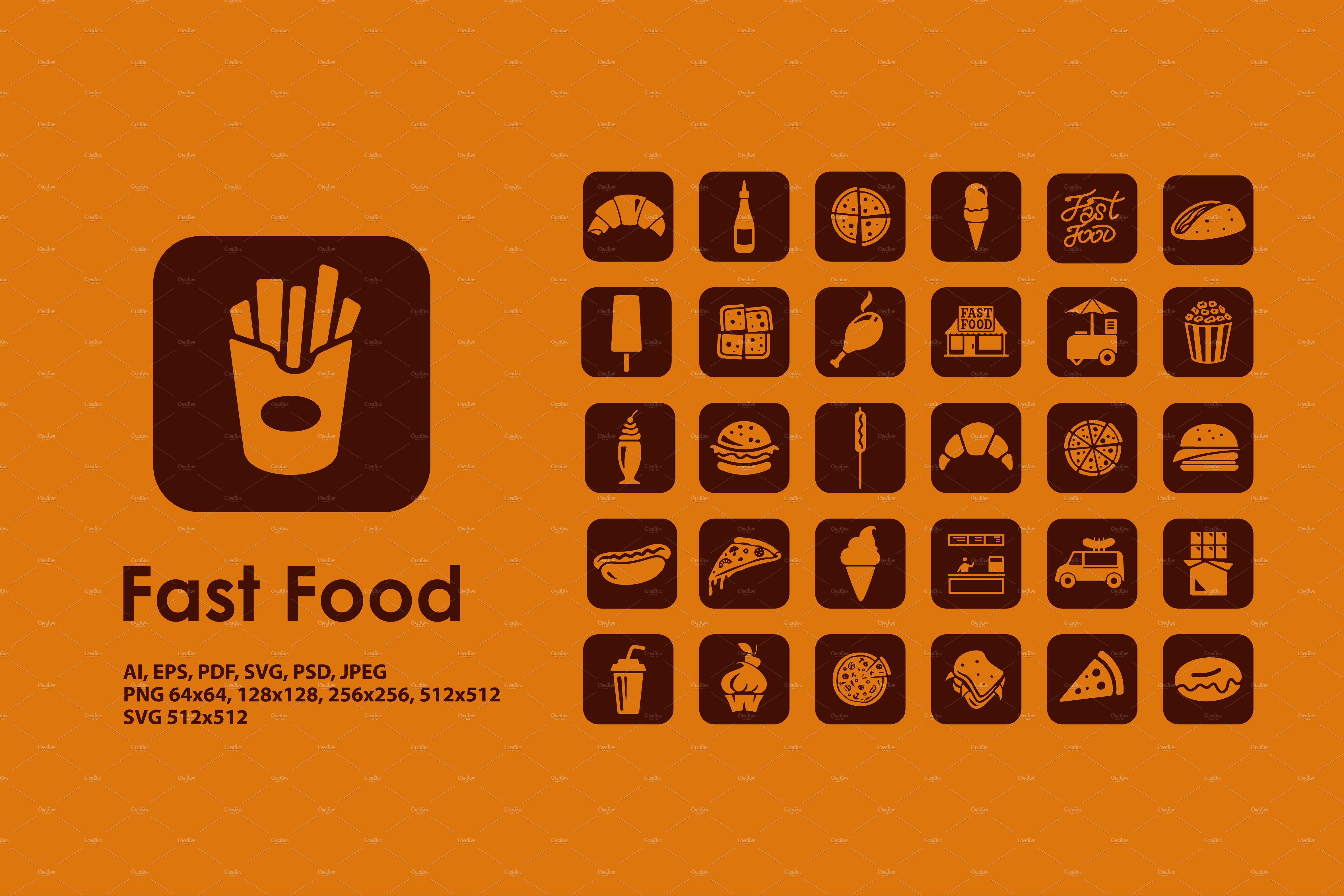 Fast Food icons