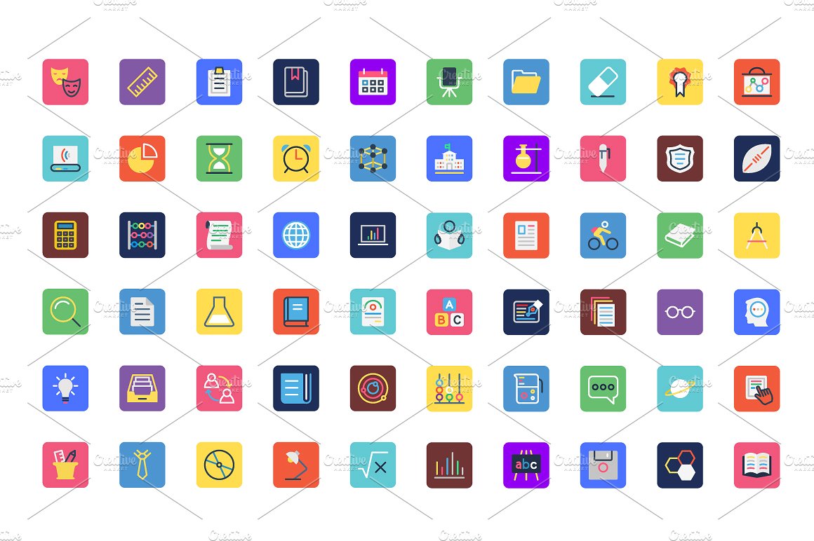 125 Education Icons Set