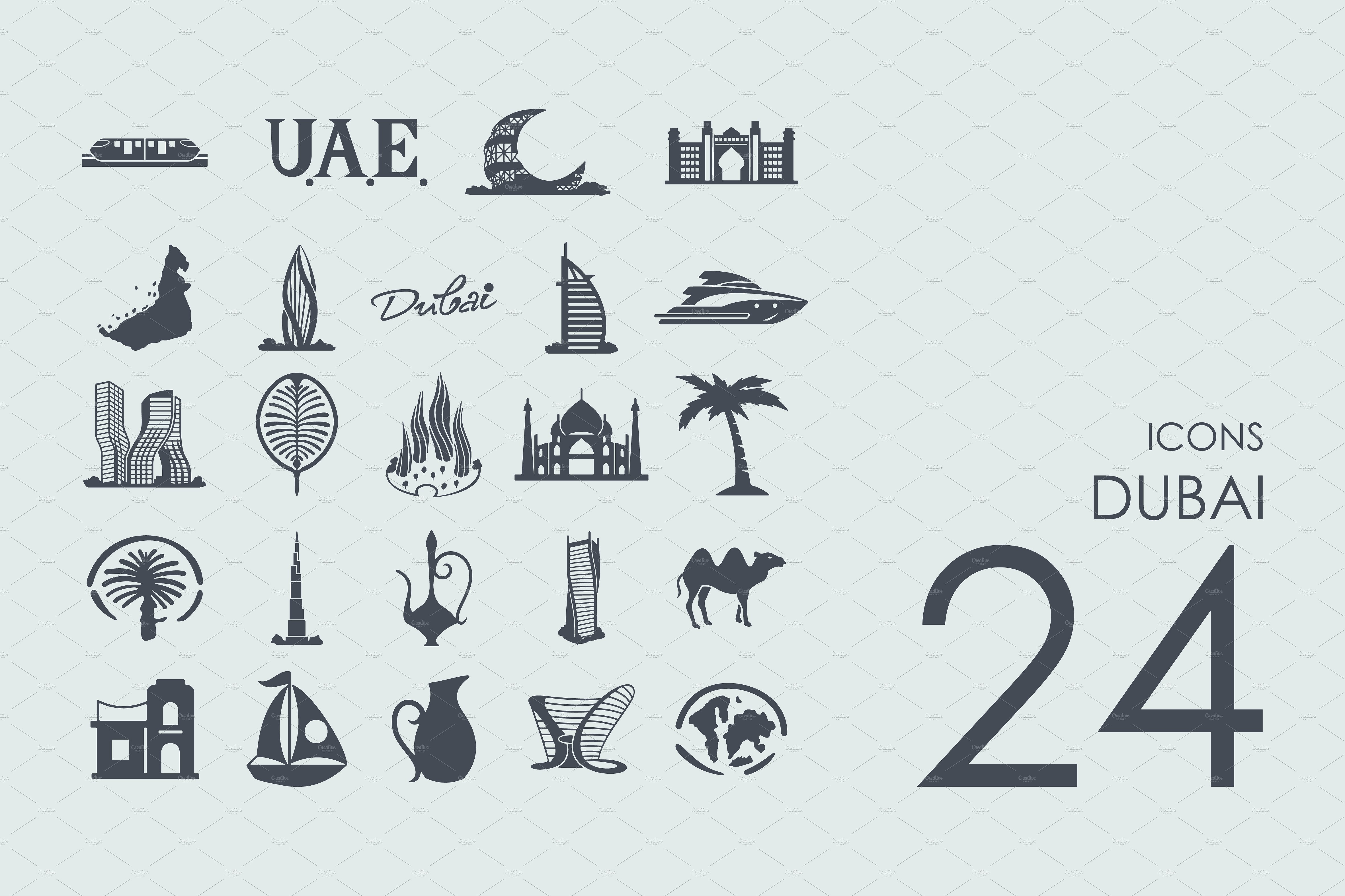 24 Dubai icons