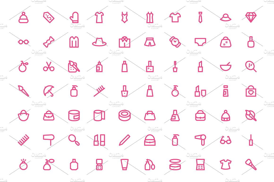 425 Clothes Line Icons