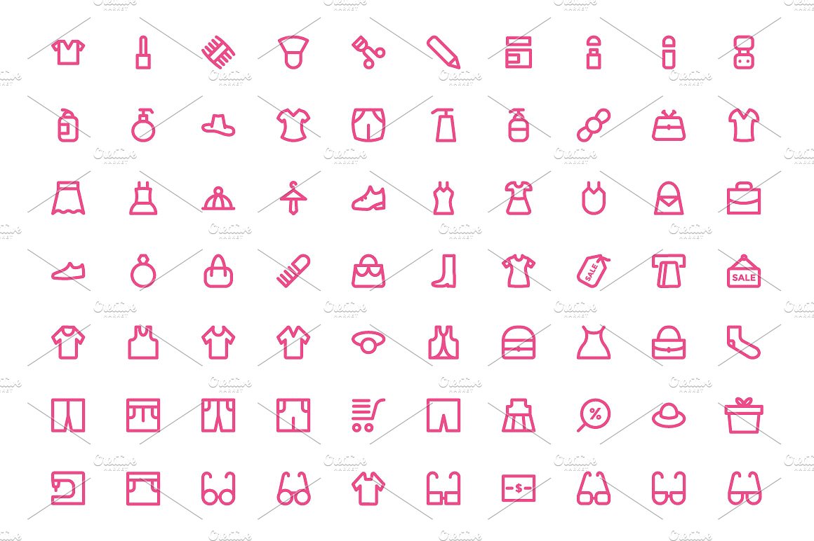 425 Clothes Line Icons