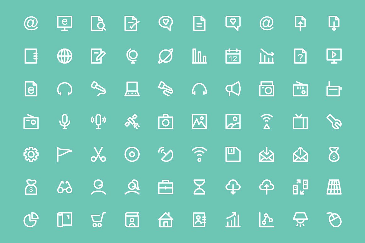 300 Communication Icons Set