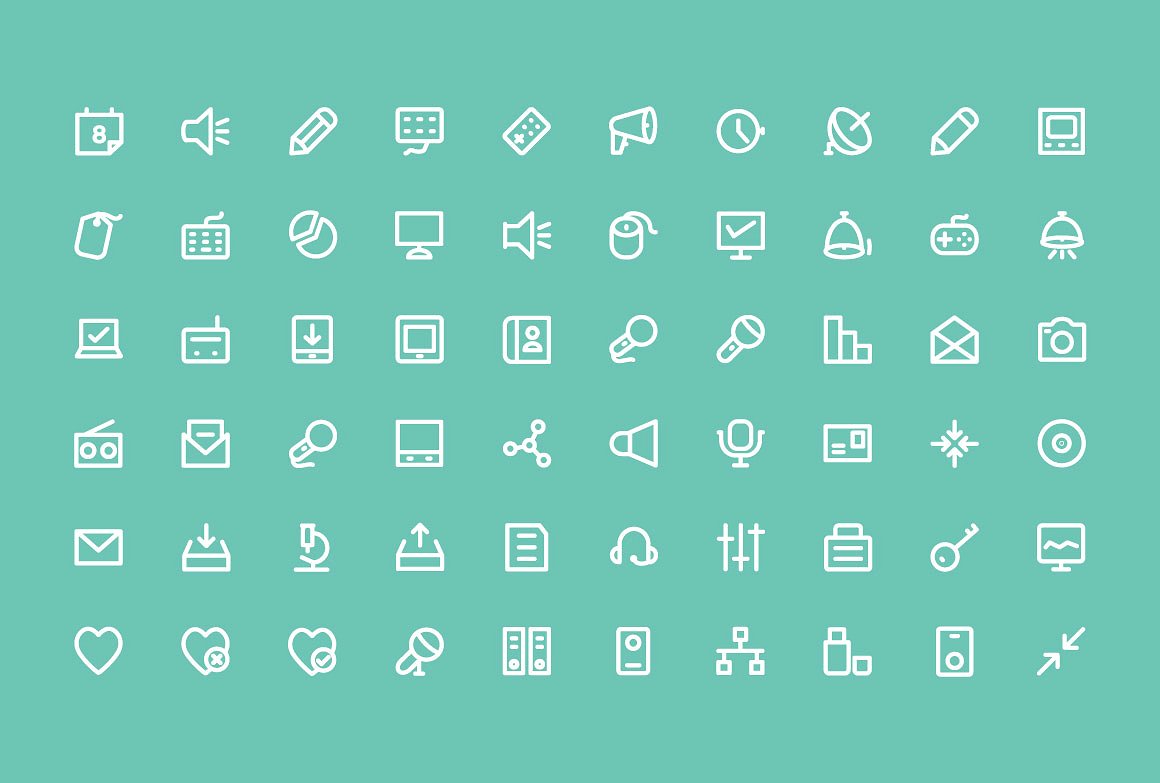 300 Communication Icons Set