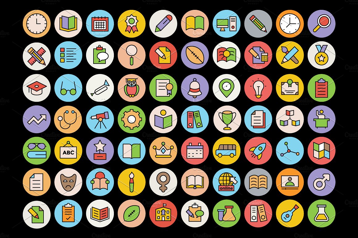 325 Education Icons Set