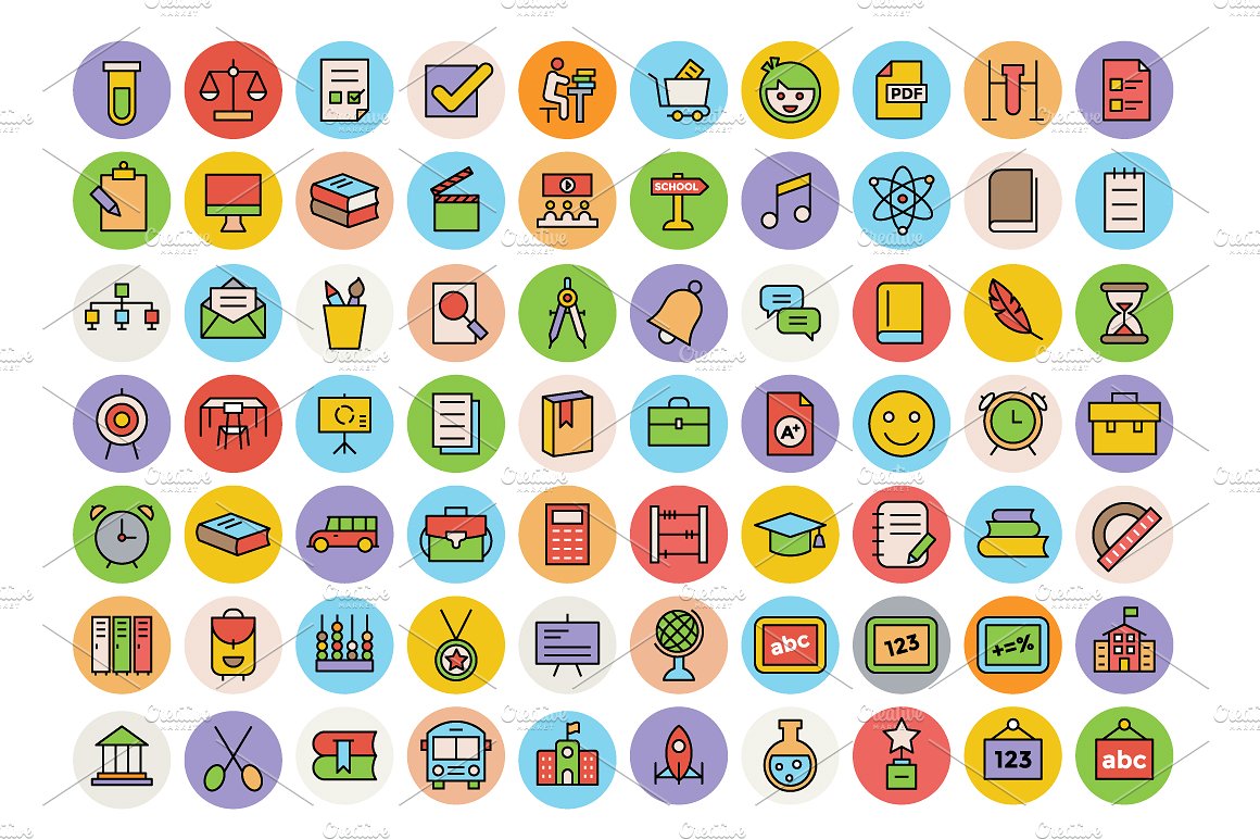 325 Education Icons Set