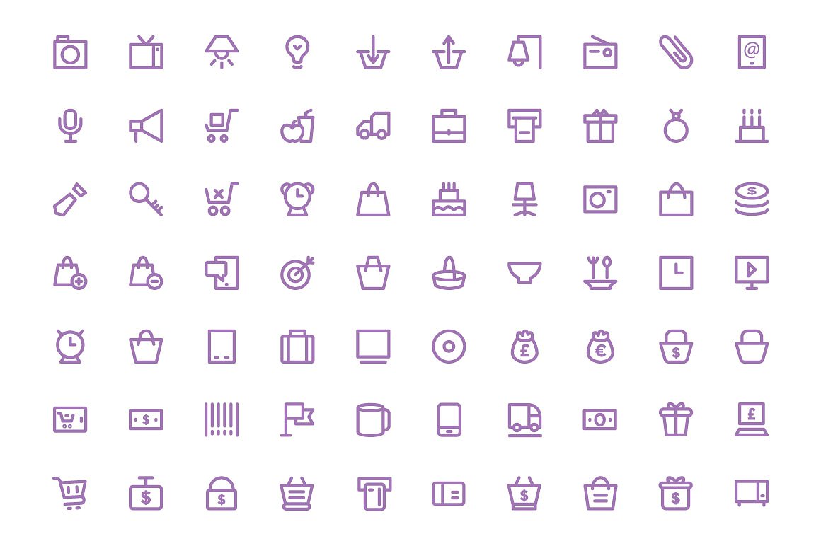 300 Shopping Icons