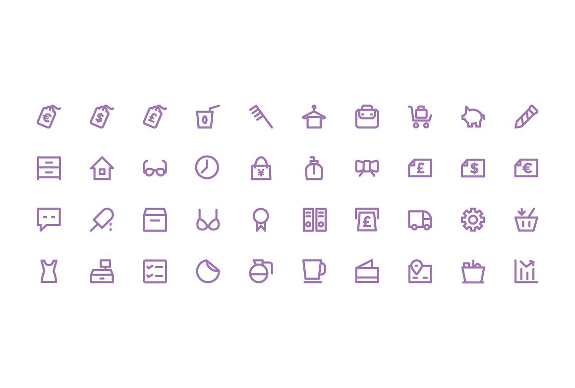 300 Shopping Icons