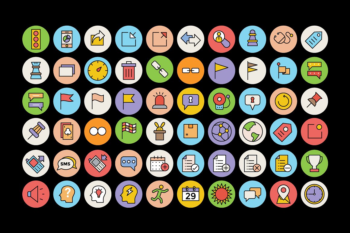 250 Basic Essential Icons