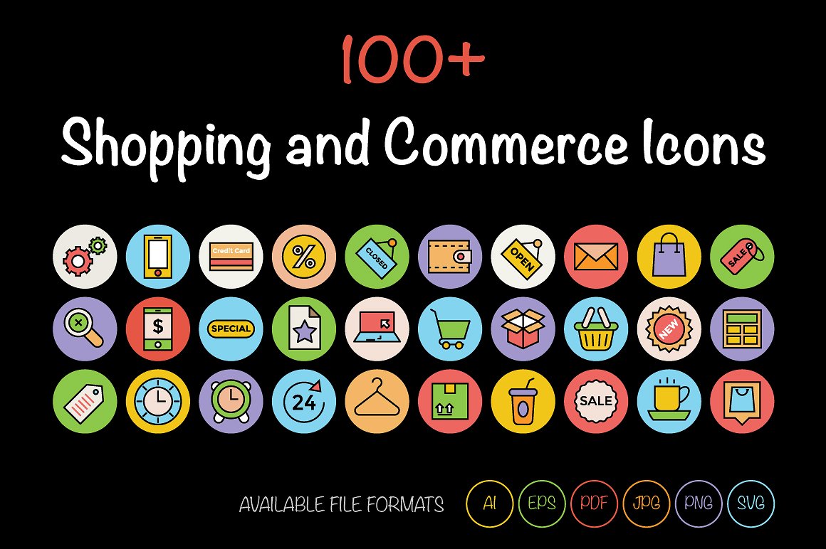 100 Shopping and Commerce Ico