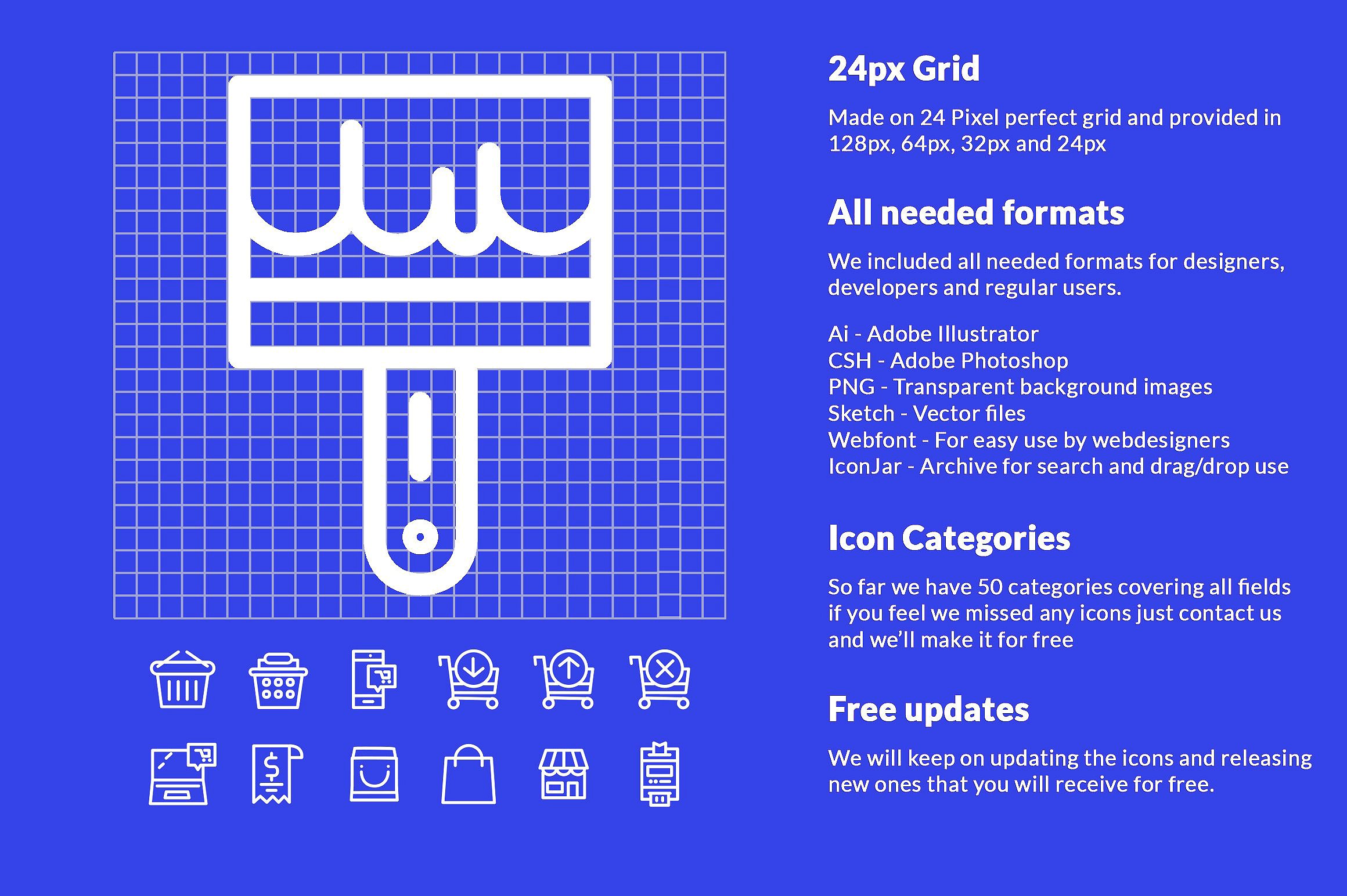 2000 Line Icons Set Metropolic