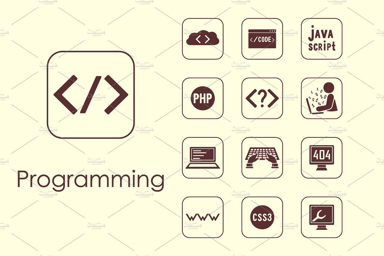 programming simple icons