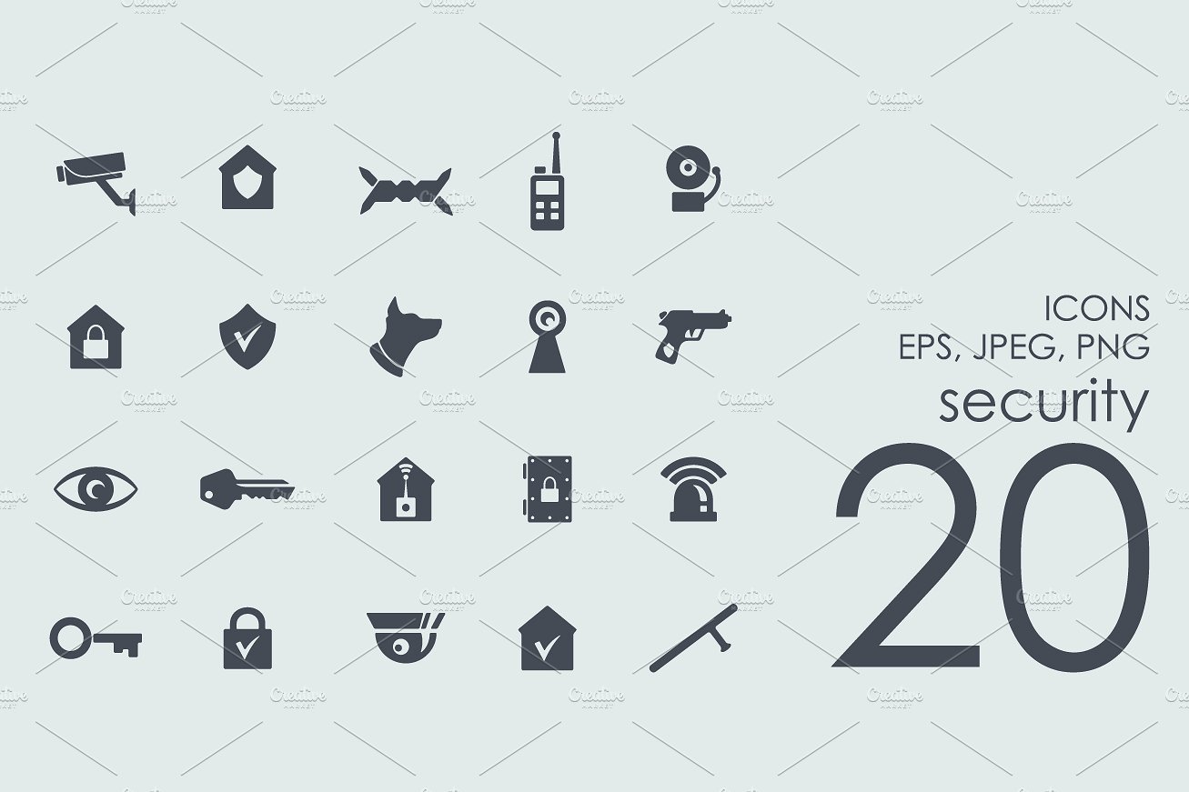 20 security icons