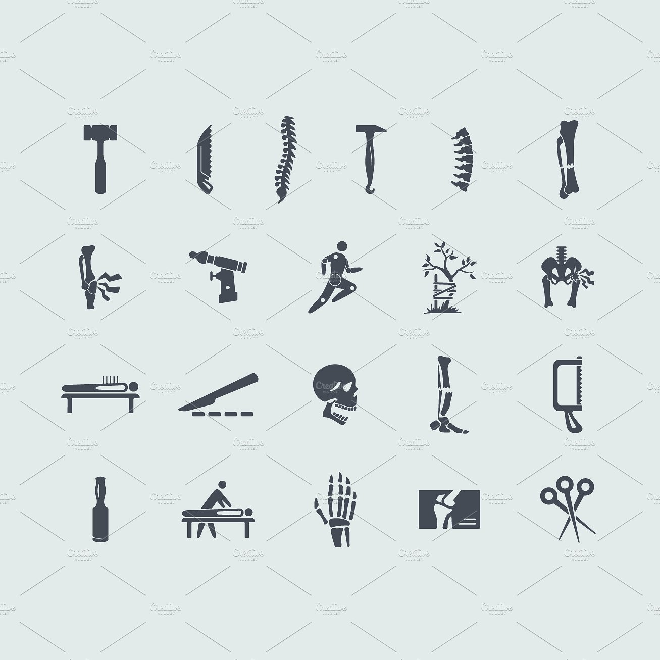 21 orthopedics icons