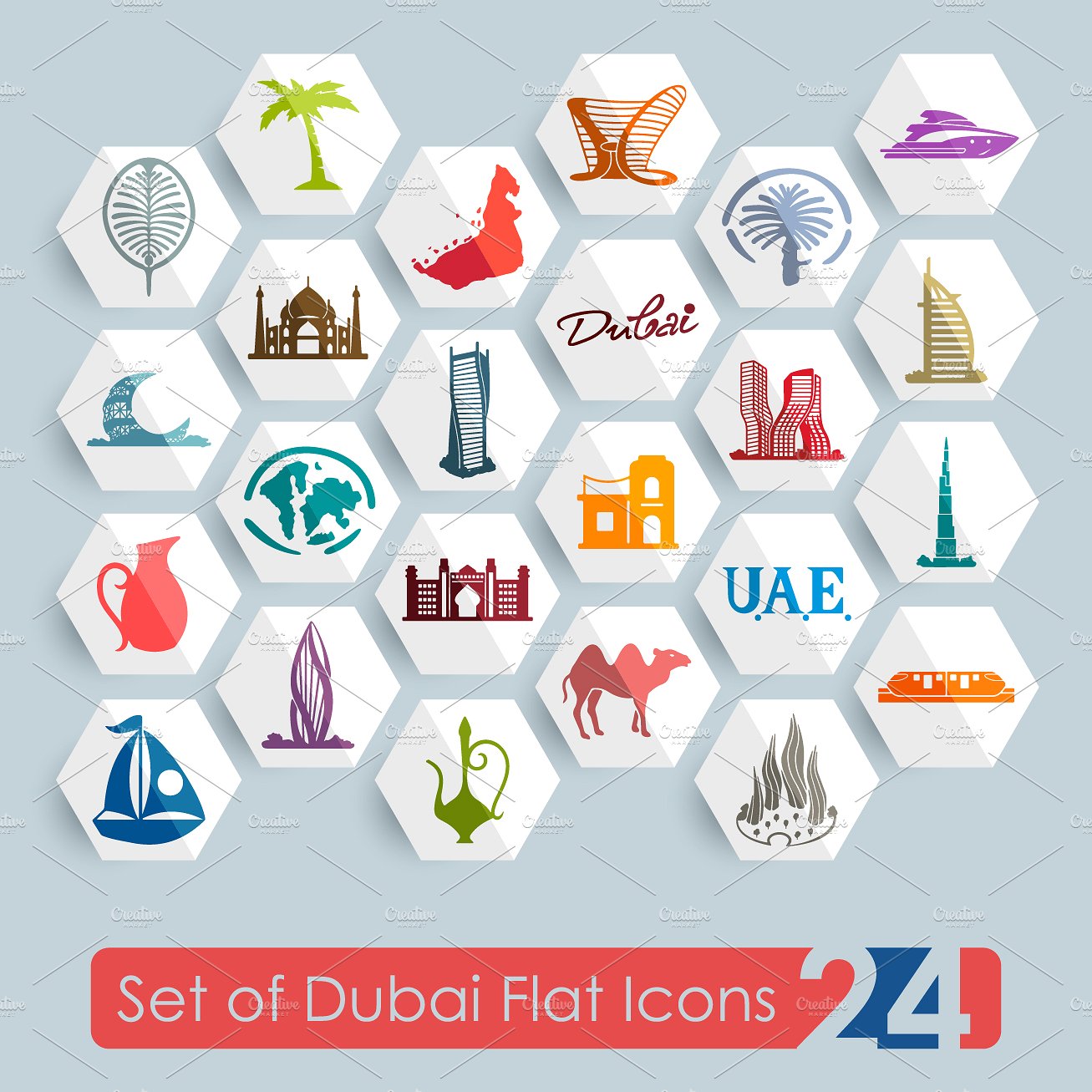 24 Dubai icons