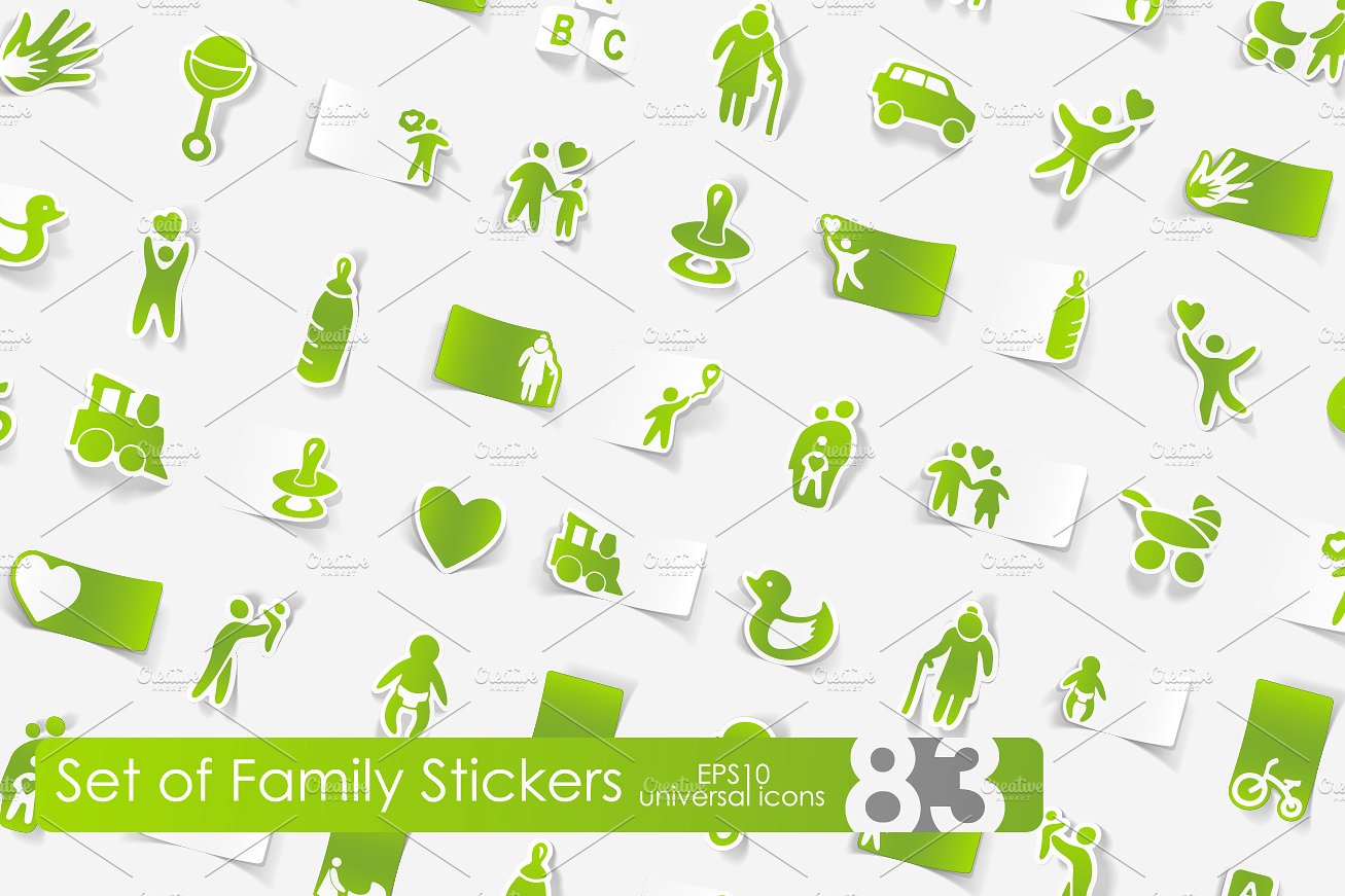 83 family stickers