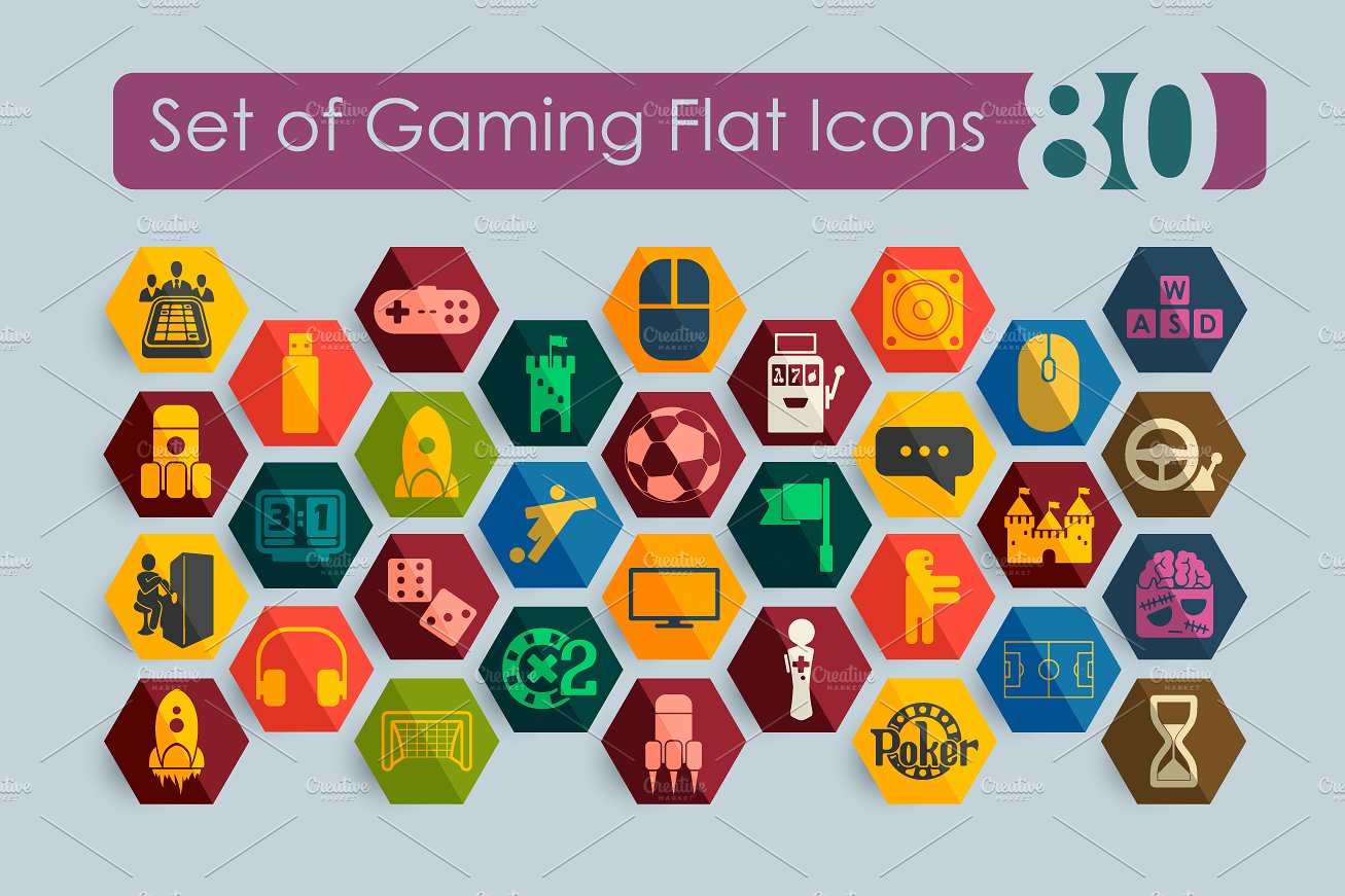 80 gaming icons